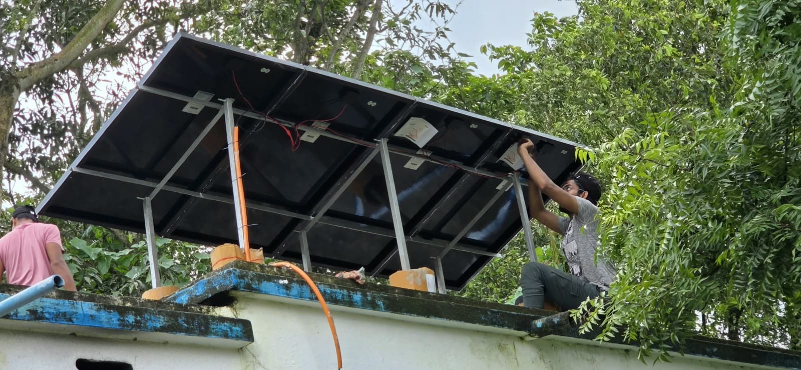 Terrace Solar PV System with Elevated Structure #08